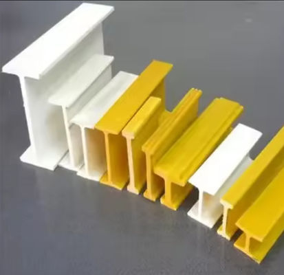 Profil FRP en fibre de verre plastique à haute résistance Profil GRP