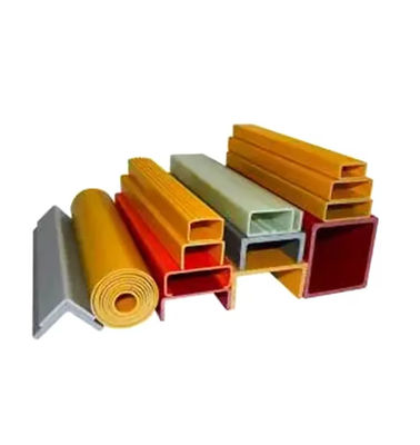 OEM Tubes creux en fibre de verre FRP Profiles pultrusés Carré Rectangulaire Ronde