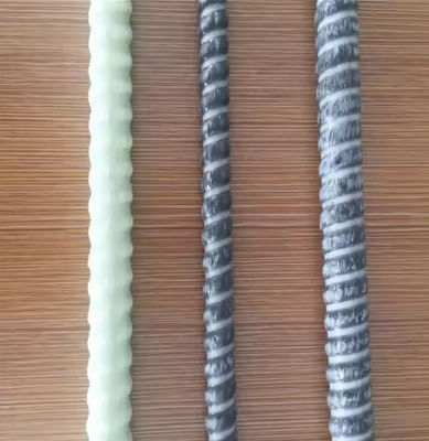 Résistant à la corrosion FRP en fibre de verre Barre de renforcement en fibre de verre Barres de renforcement en fibre de verre Longueur personnalisée