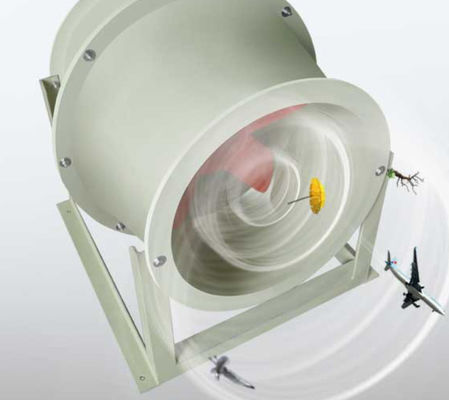 Ventilateur en FRP à débit incliné renforcé de fibre de verre en plastique
