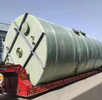 Réservoirs de stockage de produits chimiques en FRP en plastique renforcé de fibres