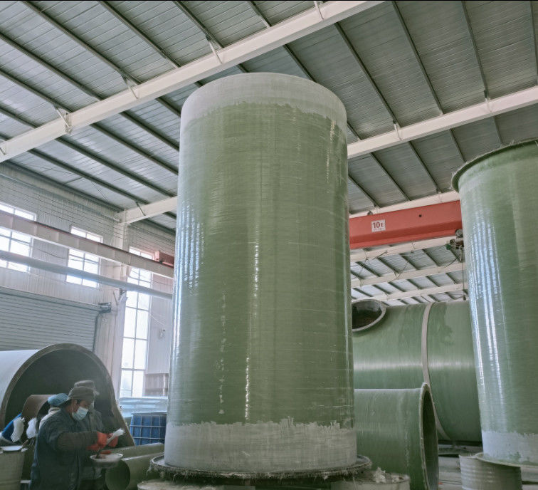 Réservoir de FRP GRP de grand diamètre Réservoir de stockage vertical Réservoir de stockage de jus d'huile d'acide