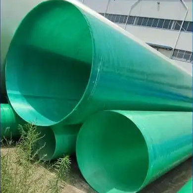 Pipe renforcée de fibres de FRP de couleur personnalisée pour le traitement de l'eau / traitement chimique