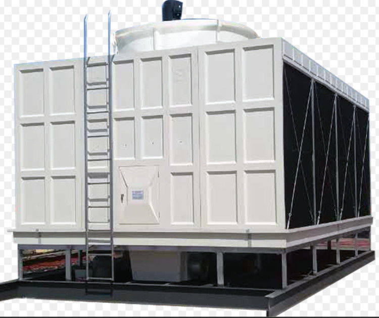 Tour de refroidissement en FRP de type contre-flux/croisement 100-1000 tonnes Anti-corrosion à faible bruit