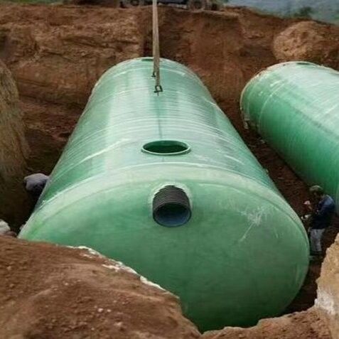 Components du noyau du réservoir de récipient réservoir septique FRP sur mesure pour les solutions d'élimination des déchets