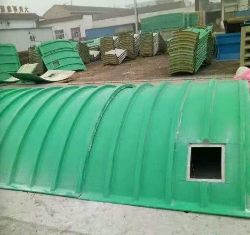 Résistant à la corrosion Frp Grp Couverture de réservoir de traitement des eaux usées pour le système de traitement des eaux usées