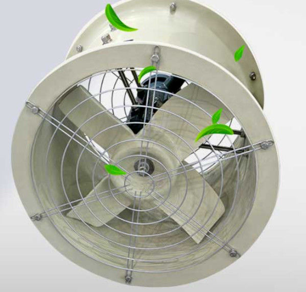 Ventilateur industriel en FRP anticorrosif Ventilateur de débit axiale en plastique renforcé de fibre de verre à haute résistance
